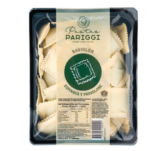 Raviolón Espinaca y Provolone