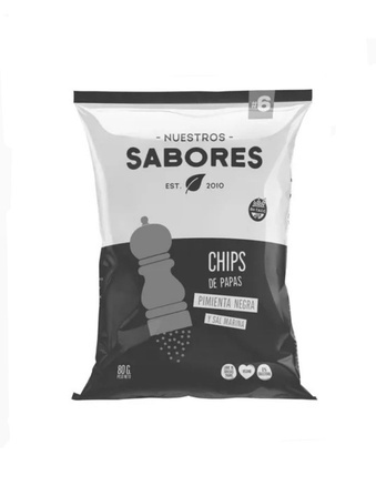 Chips de Papa c/Pimienta Negra