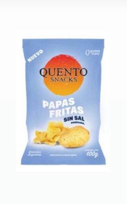 Papas sin Sal Agregada