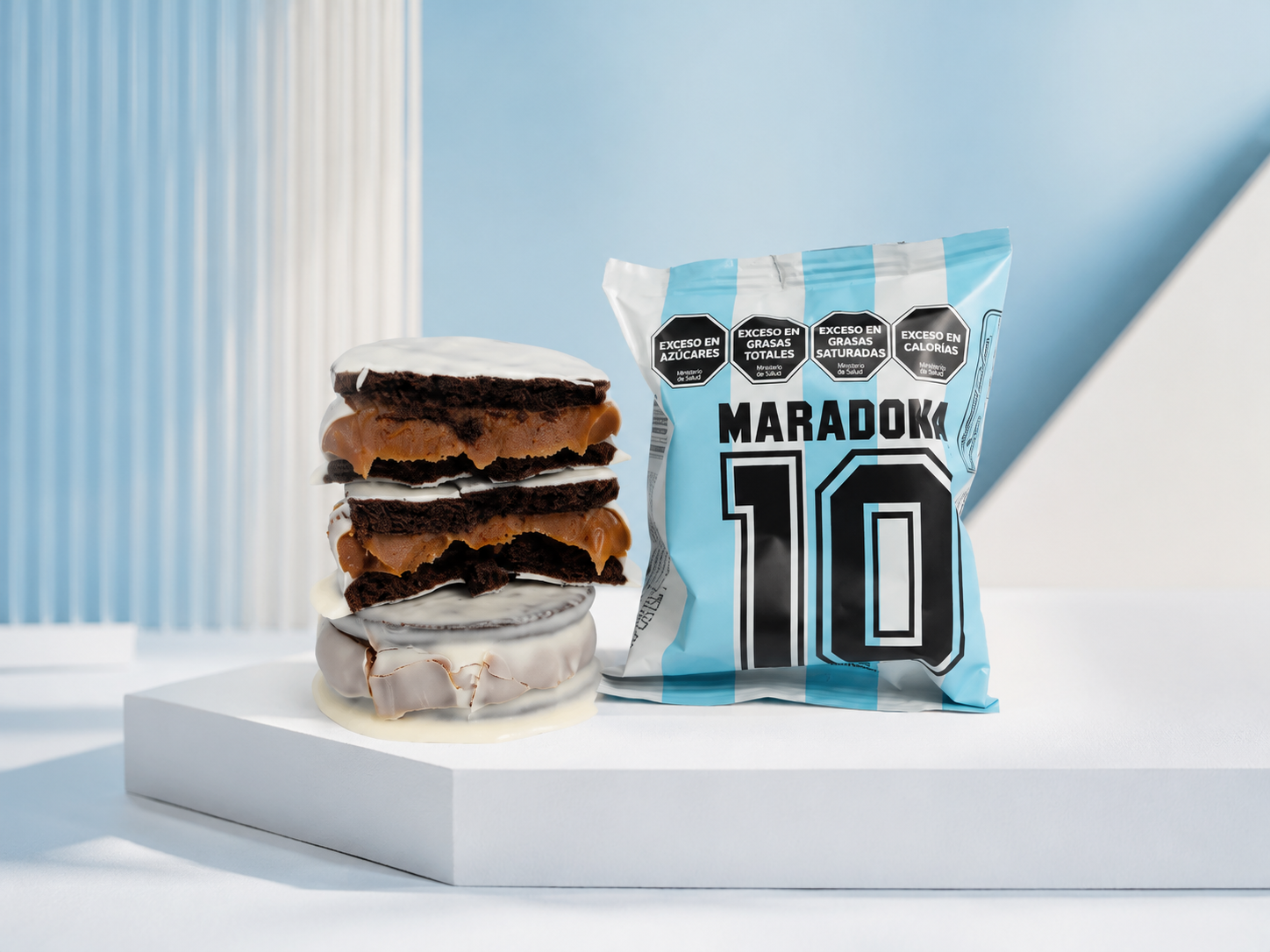 Alfajor Blanco Maradona