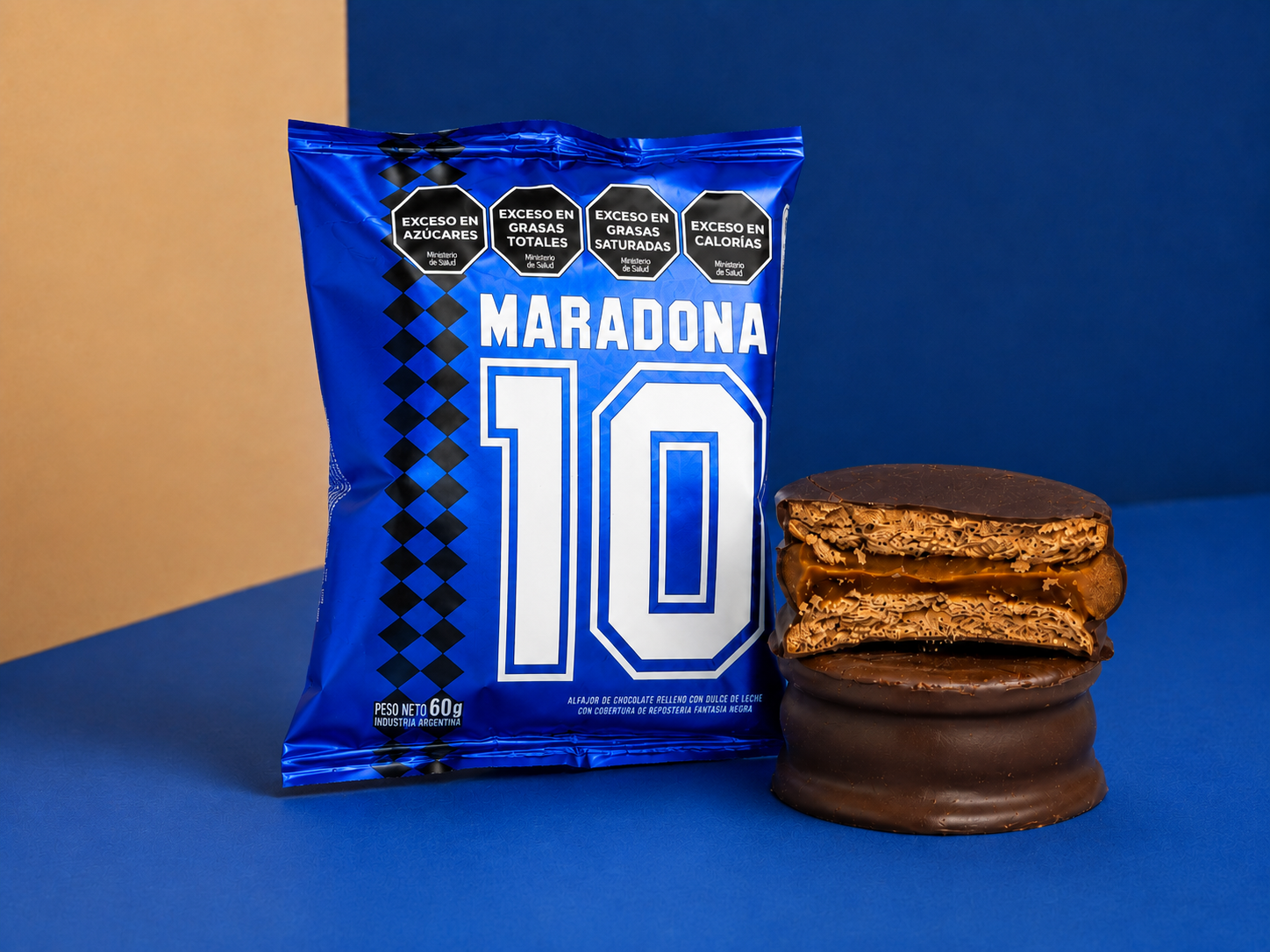 Alfajor Negro Maradona